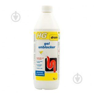Гель для устранения засоров в трубах HG 1 л 1529699171 фото
