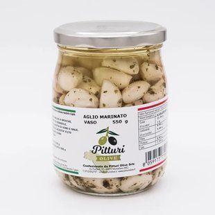 Часник маринований консервований 180г Pitturi Італія 1799967126 фото