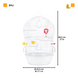 Клітка для канарок і дрібних птахів Ferplast Bali White 	 51018811 фото 1