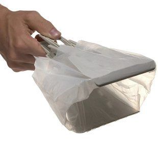 Совок NIPPY пластиковий для вулиці для собачих екскрементів 12 x 17.5 x h 2.7 cm у комплекті з пакетами 72220023 фото