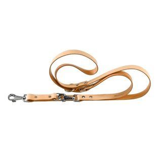 Шкіряний повідець для собак із змінною довжиною NATURAL GA 22 mm x L 200 cm 75318951 фото