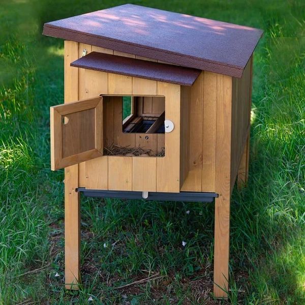 Курник Дерев'яний будиночок для курей 4 курей HEN HOUSE 10 124 x 98 x h 110 cm 57094500 фото