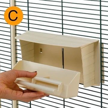 Деревянный вольер для канареек и маленьких птиц HEMMY Ferplast 56160514 фото