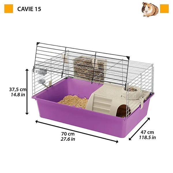 Клетка для грызунов Ferplast Cavie 15 70 х47 х 38 см 57077470 фото