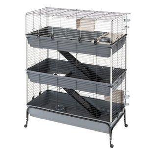 Клітина для кролика з трьома рівнями підставка в комплекті RABBIT 120 TRIS 118 x 58 x h 166 cm 57048817ZP фото