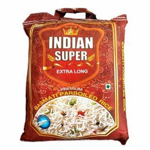 Рис Басматі пропарений Extra Long Indian Super 5 кг 1502891147 фото