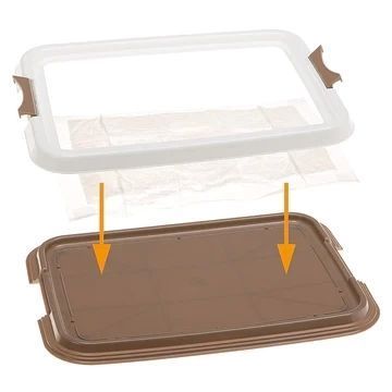 Лоток для гігієнічних пелюшок HYGIENIC PAD TRAY 49 x 36 x h 3 cm для пелюшок 60*60 та 60*40 85346311 фото