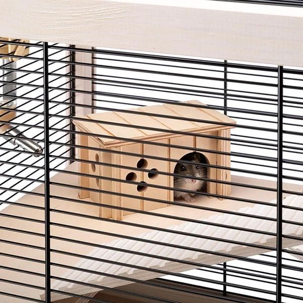 Деревянная клетка для хомяков и мышей HAMSTERVILLE 60 x 34 x 49 cm 57026517 фото