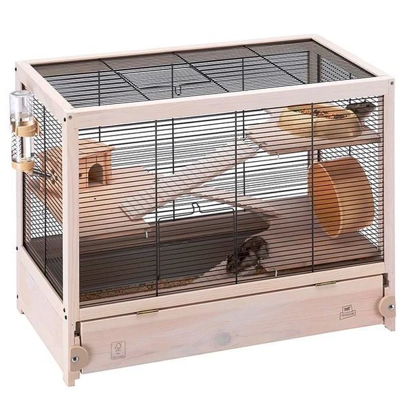 Деревянная клетка для хомяков и мышей HAMSTERVILLE 60 x 34 x 49 cm 57026517 фото