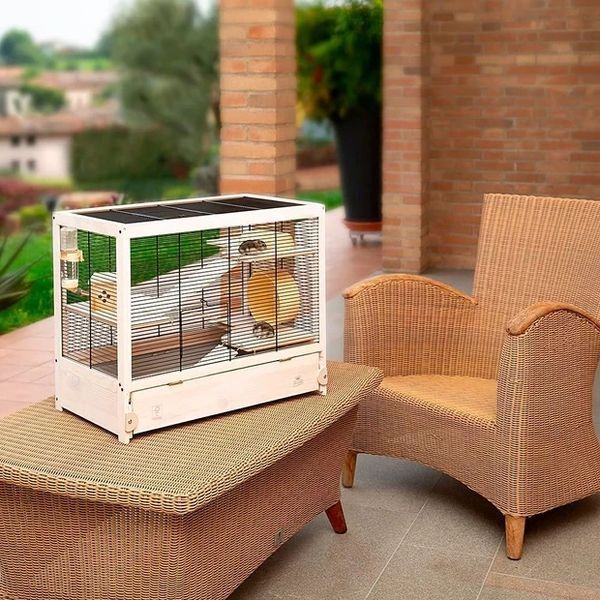 Деревянная клетка для хомяков и мышей HAMSTERVILLE 60 x 34 x 49 cm 57026517 фото