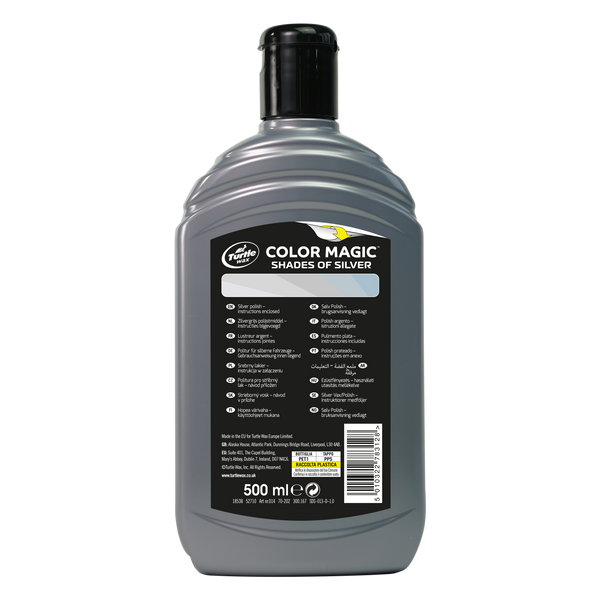 Цветообогащенный поліроль Turtle Wax Color Magic Extra Fill 500 мл срібло 52710 фото