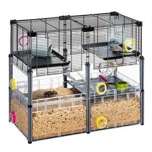 Багатоповерхова&nbsp;клітка для хом'яка і мишей Ferplast Multipla Hamster Crystal 72.5x 37.5 x h 62 cm 57007617 фото