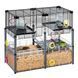 Многоэтажная клетка для хомяков и мышей Ferplast MULTIPLA HAMSTER CRYSTAL 72.5 x 37.5 x h 62 cm 57007617 фото 1