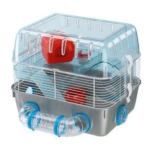 Двоповерхова клітка для хом'яків з ігровою зоною COMBI 1 FUN 40.5 x 29.5 x h 32.5 cm 57926499 фото