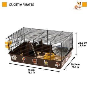 Клітка для хом'яка мишей щурів з аксесуарами Ferplast (Ферпласт) Criceti 9 Pirates розмір 46х29.5х23 57009061 фото