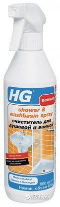 Спрей для очищення душовий і ванної HG 0.5 л 147050106 фото