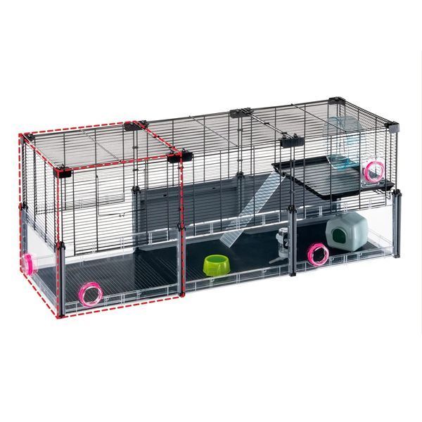Расширитель для клеток для хомяков и мышей Multipla Hamster BASE EXTENSION от Ferplast 37.5*37.5*h41 57008000 фото
