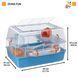 Триповерхова клітка для хом'яків з ігровими тунелями Ferplast DUNA FUN 55 x 47 x h 37.5 cm 57921499W1 фото 1