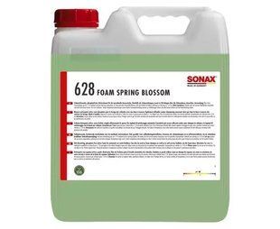 Безфосфатний очищувач SONAX Foam Spring Blossom для видалення комах та інших сухих забруднень 10л 628600 фото