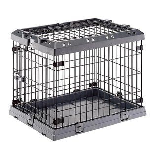Металлическая клетка для собак до 50 кг c тремя дверцами на колесиках Superior 120 Ferplast 118x77x h82.5 см 73190101 фото