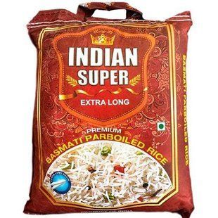 Рис індійський басматі пропарений Indian Super 5 кг 1606002944 фото